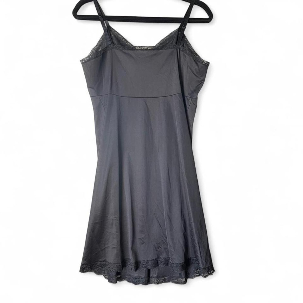 Vintage Vanity Fair Black‎ Lace Slip Dress - Picture 6 of 7